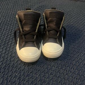 Toddler Converse Leather Hightops